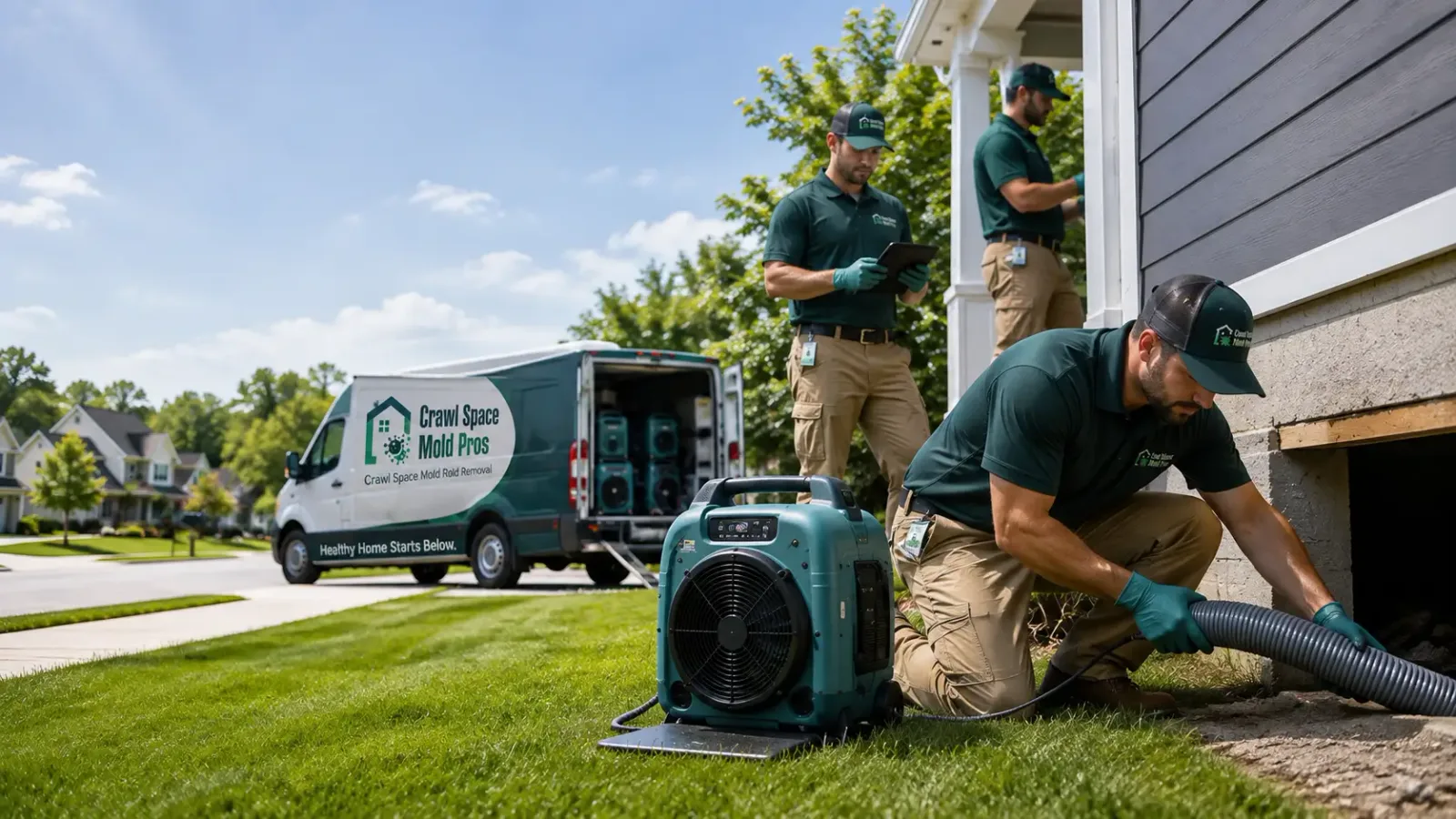 Crawl Space Mold Removal in Harwinton, CT